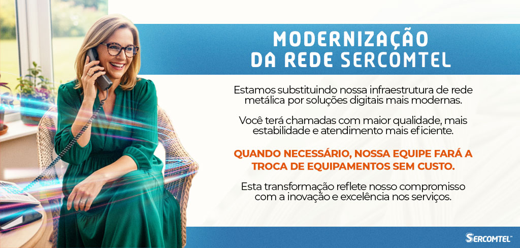Modernização da rede Sercomtel