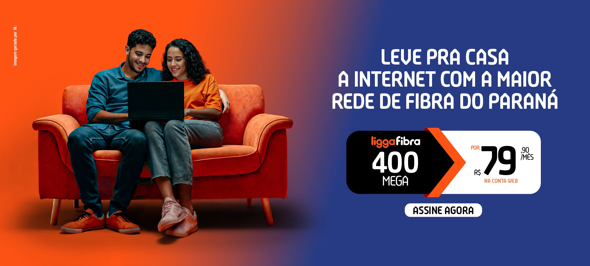Sercomtel Ligga Banner fibra